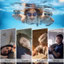 Bouchon Oreille Piscine, 3 Paires de Bouchons d'oreilles de Natation en Silicone Réutilisables et Imperméables pour le surf et a