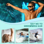 Bouchon Oreille Piscine, 3 Paires de Bouchons d'oreilles de Natation en Silicone Réutilisables et Imperméables pour le surf et a