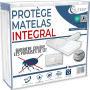 SLEEEP Housse Matelas 160x200 Anti Punaise de lit avec Fermeture Éclair Protege Matelas Imperméable Integral OekoTex - Qualité H