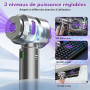 Micisty Aspirateur Voiture 4 en 1 Puissant 28000 PA Aspirateur à Main sans Fil 3 Vitesses 240 000 TR/Min pour Voiture, Cuisine,