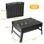 Auauraintt Barbecue Mini Pliable - Barbecue de Table et de Camping | pour Pique-Nique, Jardin, Terrasse et Voyage