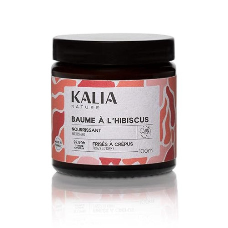 Kalia Nature - Baume à l'Hibiscus - Baume cheveux frisés - Nourrit, assouplit et protège - Soin sans rinçage naturel cheveux ond