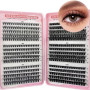 KEYRI 580 Pièces Faux Cils Individuel 30-100D Curl Extension Cils | pour l'extension de Cils à Domicile Kit Faux Cils DIY Kit Ex