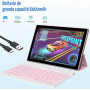IWEGGO Tablette Android 15 10" 18 Go de RAM + 128 Go de ROM/ 2 To extensible, processeur quadricœur 2,0 GHz, écran tactile HD 12