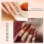 Phoenixy Kit Ongle Gel UV Complet avec 36W Lampe, 8 Couleurs Poly Ongle Gel 15ML, Set de Manucure pour Débutant Gel Construction