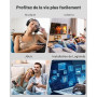 Suoxiom Lecteur CD/DVD externe, USB 3.0 et Type-C Graveur CD DVD externe, ROM +/- RW Unités portables ultra-fines de 1,27 cm DVD