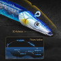 HOTUT Leurres de Pêche Souples, Leurre Souple Mer, Leurre Peche Carnassier pour Bar, Truite, Marigane, Leurre Peche avec T-Tail,