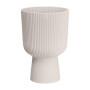 Elho Vibes Fold Coupe 30cm Pot de Fleur - Linen White | Ø 29.5 x H 44.7 cm | Convient à une Utilisation Intérieure | Plastique 1