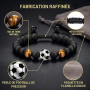 COYUN Tigre d'œil jaune Bracelet de Football, Croix Perles Garcon Fils Anniversaire 5 6 7 8 9 10 11 12 13 14 15 16 17 18 ans, Ca