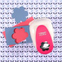 Vaessen Creative Perforatrice de Papier, Pourpre, Taille XXXL, Fleur, Pour Projets DIY, Scrapbooking, Création de Cartes et Plus