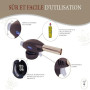 LuxéArt - Lot Chalumeau de cuisine + cartouche gaz incluse. Flamme réglable. Idéal pour pâtisserie, barbecue, feu, soudure, camp
