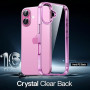 JETech Coque pour iPhone 16, Rose | Anti-Jaunissement, Antichoc, Dos PC Rigide Résistant aux Rayures, Étui Housse Bumper en TPU