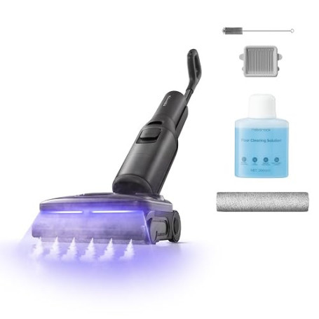 roborock F25 Steam Nettoyeur Vapeur sans Fil, Aspirateur Laveur | Aspiration 25kPa,Haute Température 95°C,Conçu pour S'allonger