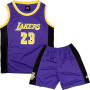 MEEHYRE 2 Pièces Tenue Basket Enfant, Maillots De Basketball Débardeur Actif et Shorts, Maillot Basket Enfant Ensemble Maillots