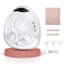 Lulia Tire Lait Electrique Main Libre LU05, 4 Modes 9 Niveaux, 350mmHg Forte Aspiration, Komfortabler & Portable, Sans BPA, avec