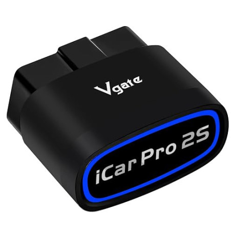 Vgate iCar Pro 2S Adaptateur Bluetooth OBD2 Check Engine Lecteur de Code véhicule Outils de Diagnostic pour iOS&Android et Windo