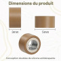 AYBUY 200 Pièces d'anneaux Micro Liens Perles en Silicone 2.5 x 3.0 x 5.0mm | Micro Anneaux Pour Extension Cheveux, pour Coller