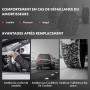 Frankberg 2 amortisseurs avant 563 mm à pression de gaz 4060A464 | Compatible avec: 4.008E3, C4 Aircross, Fourgonnette ASX GAW,