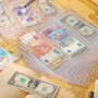 Pochettes de protection pour billets de banque 150 pochettes | Uncle Paul 50 feuilles sans acide pour billets timbres et coupons