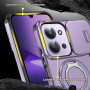 ILING Coque pour Xiaomi Redmi 15C 5G/4G/POCO C85, Texture Mate Militaire Antichoc Rigide PC Housse Silicone TPU Bumper Étui avec