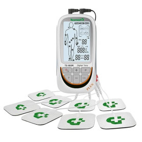 TESMED TE-880R Plus: Électrostimulateur TENS, EMS & Massage, Rechargeable | Électrostimulateur musculaire, 73 programmes dont 2