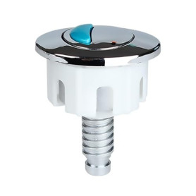 Bouton poussoir de chasse d'eau à double tête ronde pour chasse d'eau - Bouton poussoir de rechange pour réservoir d'eau de sall