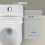 Bouton poussoir de chasse d'eau à double tête ronde pour chasse d'eau - Bouton poussoir de rechange pour réservoir d'eau de sall