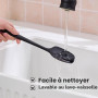 Lot de 6 spatules en silicone pour la cuisine, la pâtisserie et le mélange, spatule en caoutchouc anti-adhésif résistant à la ch