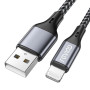 RAVIAD Câble iPhone 1.2M [Certifié MFi] Câble Lightning Nylon Tressé | Ultra Résistant Cable Chargeur iPhone pour iPhone 14/13/1