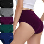 IceReco Culotte Femme Coton Taille Haute Ventre Plat Slip Femme Lot de 5 | Lot Culotte Gainante Femme Ventre Plat, Slip Femme Co