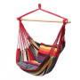 Alomejor Chaise Hamac,Pliable et Rayures colorées,Balançoire D'intérieur,Suspension par Corde Portable for Chambre à Coucher Adu