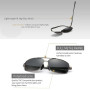 SUNGAIT Lunettes de soleil polarisées rectangulaires ultra légères UV400 Protection