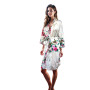 CCcollections Long Kimono Robe pour Femme, Peignoir de Luxe Léger - Élégante Robe de Nuit & Peignoir de Mariée, Cadeau Parfait p