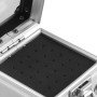 Ieron Étui pour têtes de meulage des Ongles, 25 Trous, présentoir pour forets à Ongles, boîtier de Rangement en Aluminium pour E