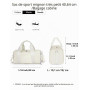 16 Pouces Sac De Sport et de Voyage pour Femmes et Enfants,avec Compartiment À Chaussures Et Poche Imperméable,pour Les Voyages,