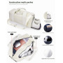 16 Pouces Sac De Sport et de Voyage pour Femmes et Enfants,avec Compartiment À Chaussures Et Poche Imperméable,pour Les Voyages,