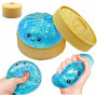 Glitter Squishy Squeeze Toy, Extra Doux et Malléable, Retour Lent, Jouet Sensoriel avec Boîte de Rangement for Party Favors & Bi