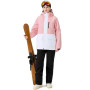 HOTIAN Ensemble veste et pantalon de ski pour femme - 2 pièces - Imperméable - Coupe-vent - Hiver - Chaud - Ski - Neige - Ensemb