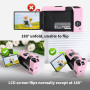 Rieibi Coque en silicone pour appareil photo Canon EOS R50 V - Rose - Housse de protection souple pour appareil photo Canon EOS