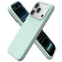ORNARTO Coque pour iPhone 17 Pro Silicone - Turquoise | en Silicone Liquide, Protection Antichoc Complète, Intérieur Doux en Mic
