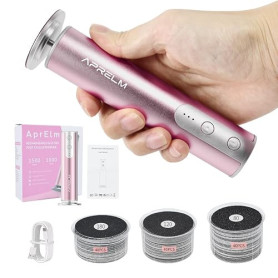 AprElm-Rechargeable Rapeuse Pieds Électrique - 120 Disques, 3 Vitesses jusqu'à 900 tr/min, en Aluminium ponceuse pieds electriqu