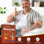 MQUPIN Lot de 42 patchs de soulagement de la douleur - Grande taille - Infrarouge lointain chinois - Plante naturelle - Patchs c