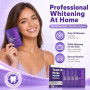 28 PièCes Bandes Blanchiment Dentaire Violet, Kit de Blanchiment Dentaire, Bandes Pour Éliminer Taches Profondes Café Thé, Pour