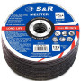 S&R Disque à tronçonner 125 Metal Fer Acier Inox Aluminium. Disque Meuleuse | Lot de 15 disques - Extra fin 1mm - Meuleuse 125 m