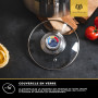 KARL HAUSMANN Batterie de Cuisine 4 pcs Inox avec Couvercles Thermomètre - Casseroles Induction, Set Cuisine Quotidienne, Tous F