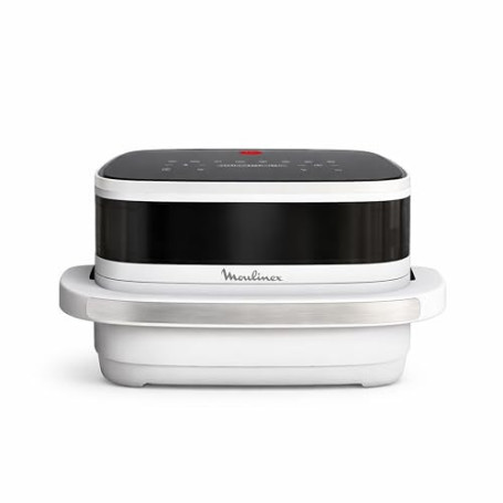 Moulinex - Easy Fry XL Surface et Pizza Air Fryer YY5876FB - 4 L - Blanc | Air fryer double resistance pour cuire 1kg de frites