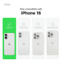 elago Coque Silicone Liquide Premium pour iPhone 16 Étui | Housse de Protection Intégrale, Antichoc, Mince, Doublure en Microfib