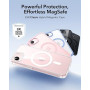 ESR Coque Magnétique pour iPhone 17e/16e, Transparente | Anti-jaunissement, Ultra Mince, Protection Chute 3X Militaire, Absorpti