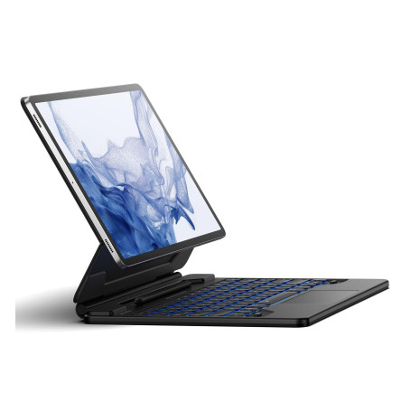 Dexnor Clavier Tablette pour Samsung Galaxy Tab S10+ Plus/S9+ Plus/S9 FE+ Plus/S8+ Plus/S7 FE/S7+ Plus 12,4" Magic Style Keyboar