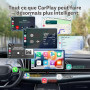 OTTOCAST Mini Nova, Adaptateur 2 en 1 CarPlay Sans Fil et Android Auto Version Améliorée 2026 pour Téléphones iOS et Android, Co